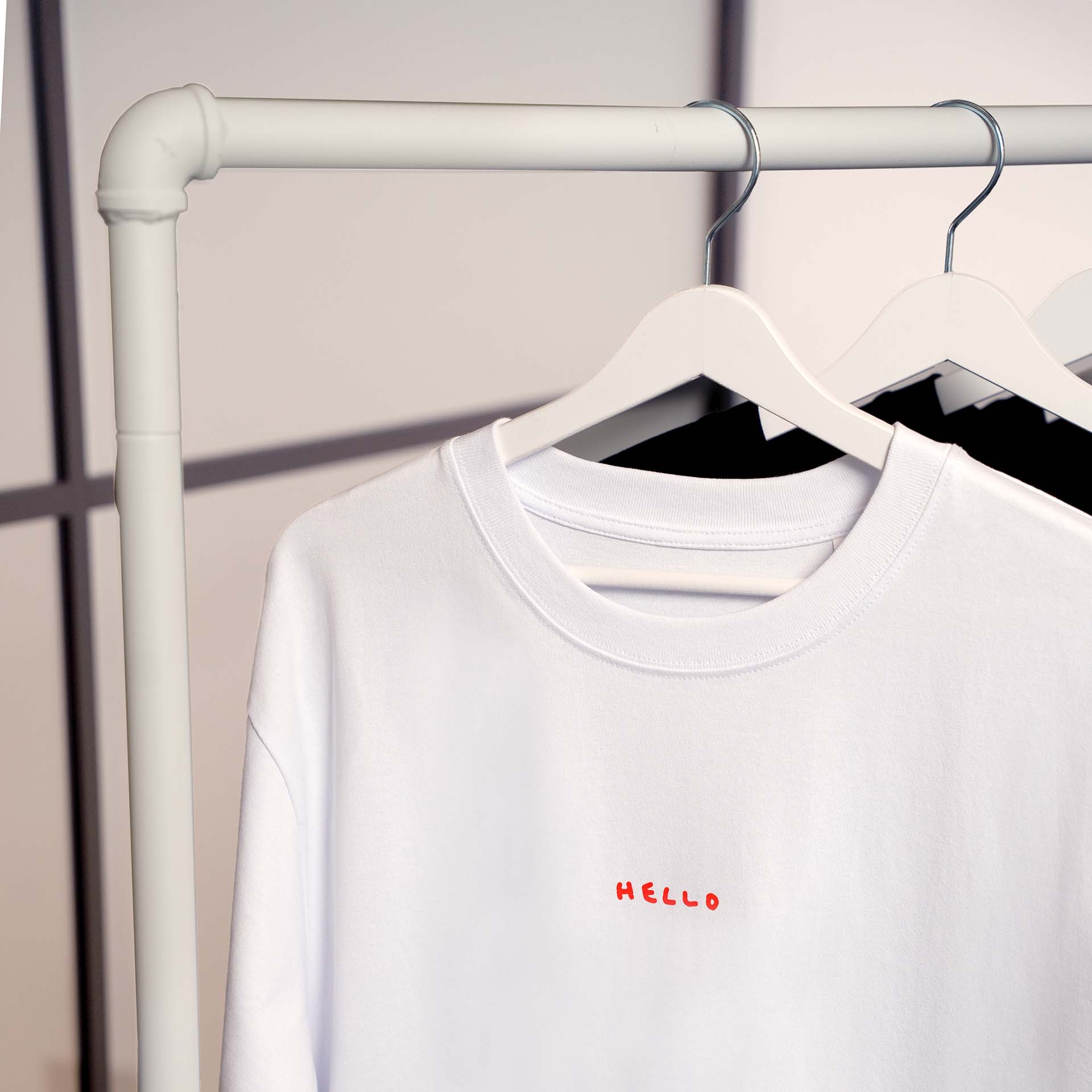 Hello T-Shirt Weiß