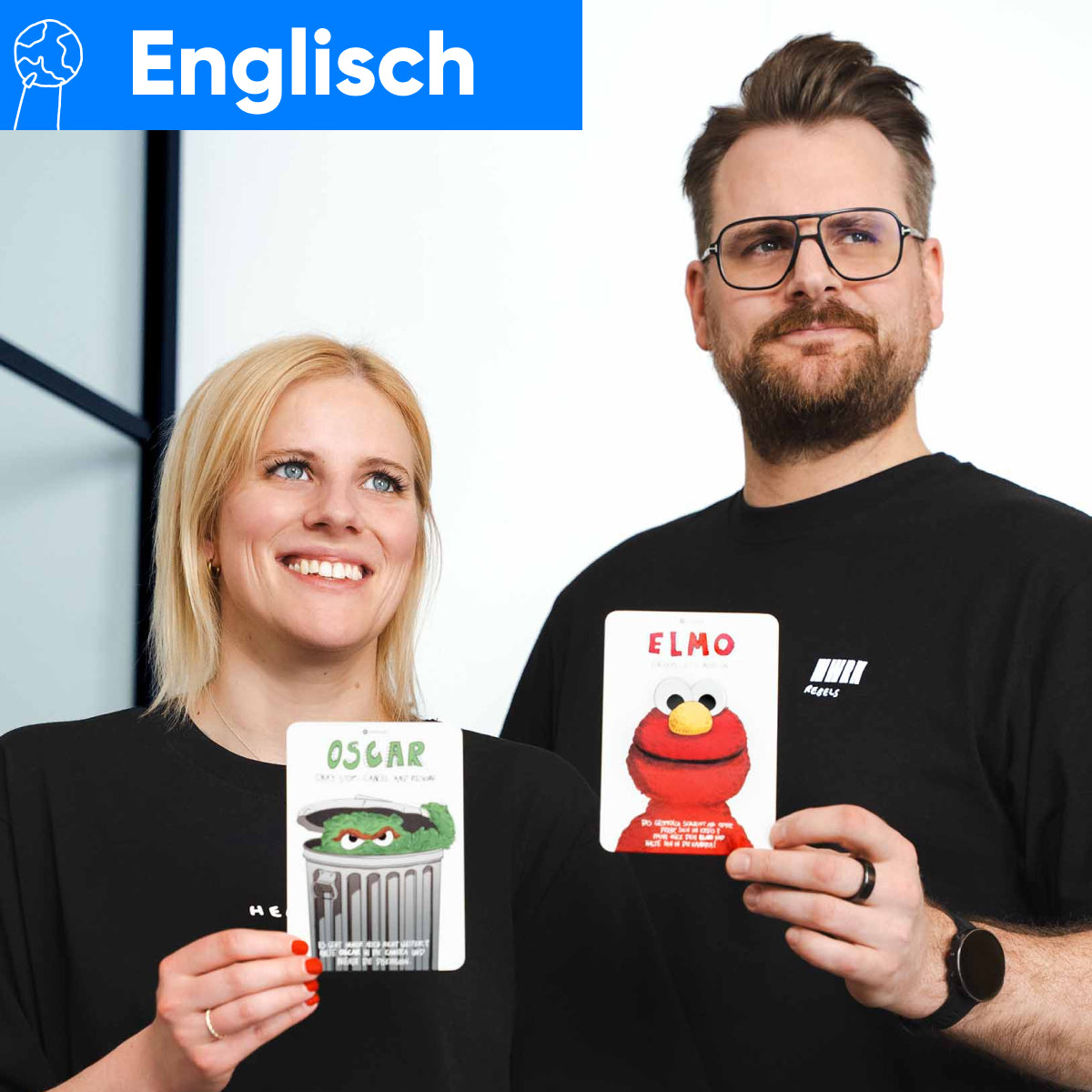 ELMO & OSCAR Karten | Englisch